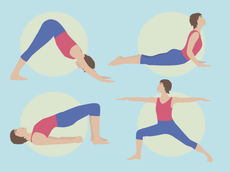 Yoga Pose Illustrations